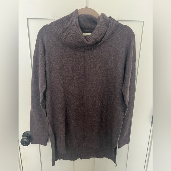 Cynthia Rowley Sweaters - Cynthia Rowley Dusty purple Cowl Neck 100% Cashmere Oversized Sweater Medium